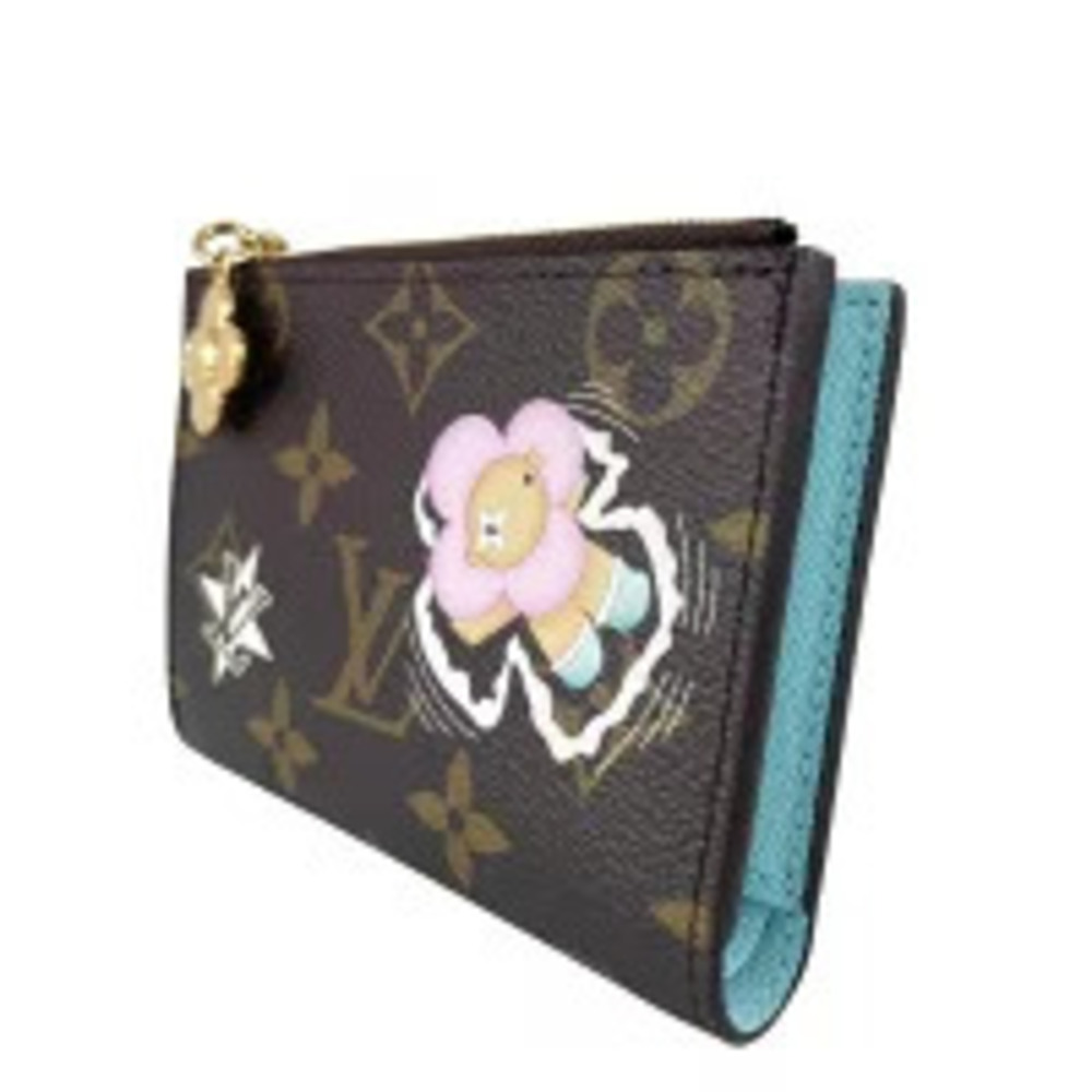 LOUIS VUITTON Portefeuille Lisa Snowshow Collection Monogram Vivienne Brown - Picture 2 of 7